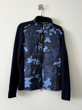 RLX Ralph Lauren Men's Hybrid Camo Golf Jacket Navy S NWT